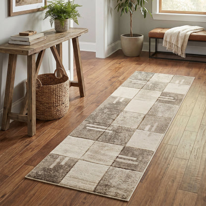 Santiago Carved Abstract Rug - Tile