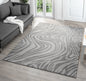 Vellure Textured Geometric Rug - Marble