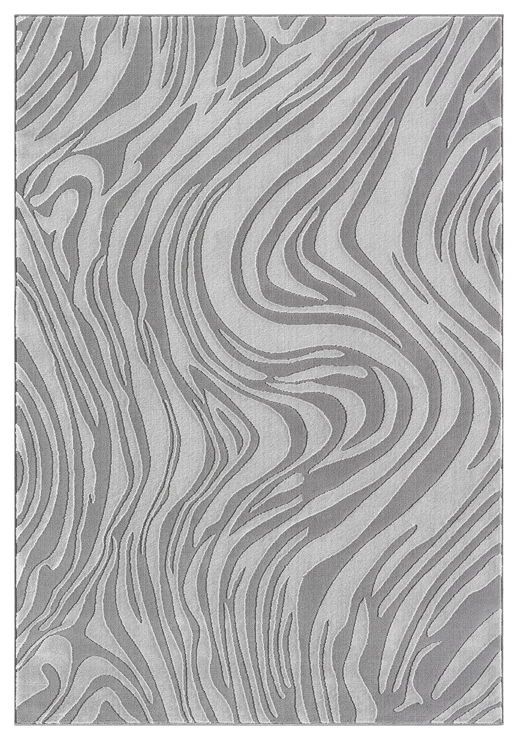 Vellure Textured Geometric Rug - Marble