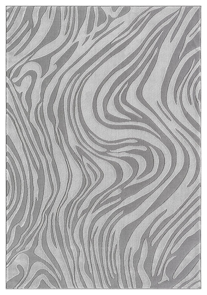 Vellure Textured Geometric Rug - Marble