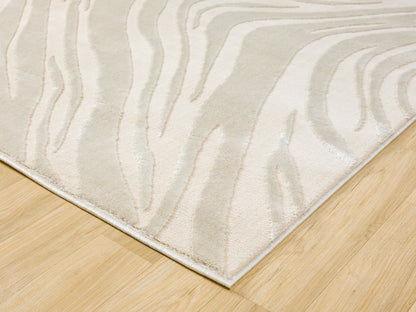 Vellure Textured Geometric Rug - Marble