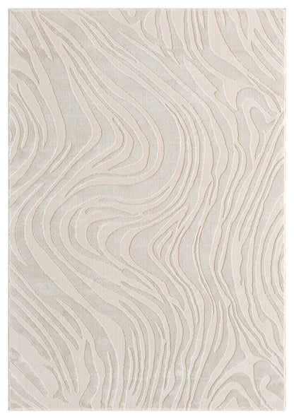 Vellure Textured Geometric Rug - Marble