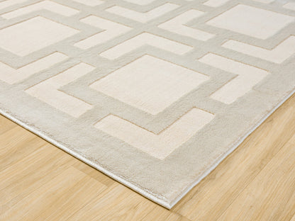 Vellure Textured Geometric Rug - Maze