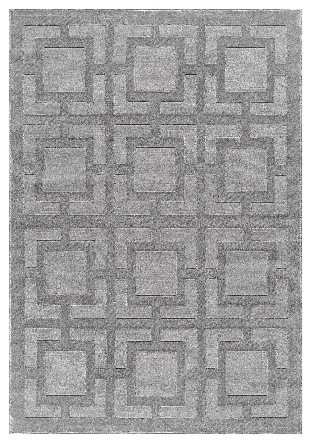 Vellure Textured Geometric Rug - Maze