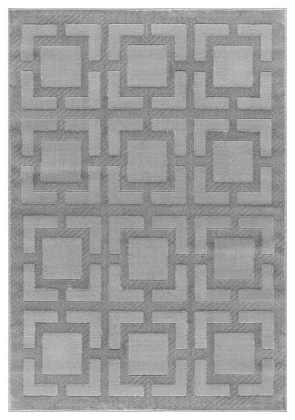 Vellure Textured Geometric Rug - Maze