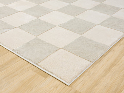 Vellure Textured Geometric Rug - Grid
