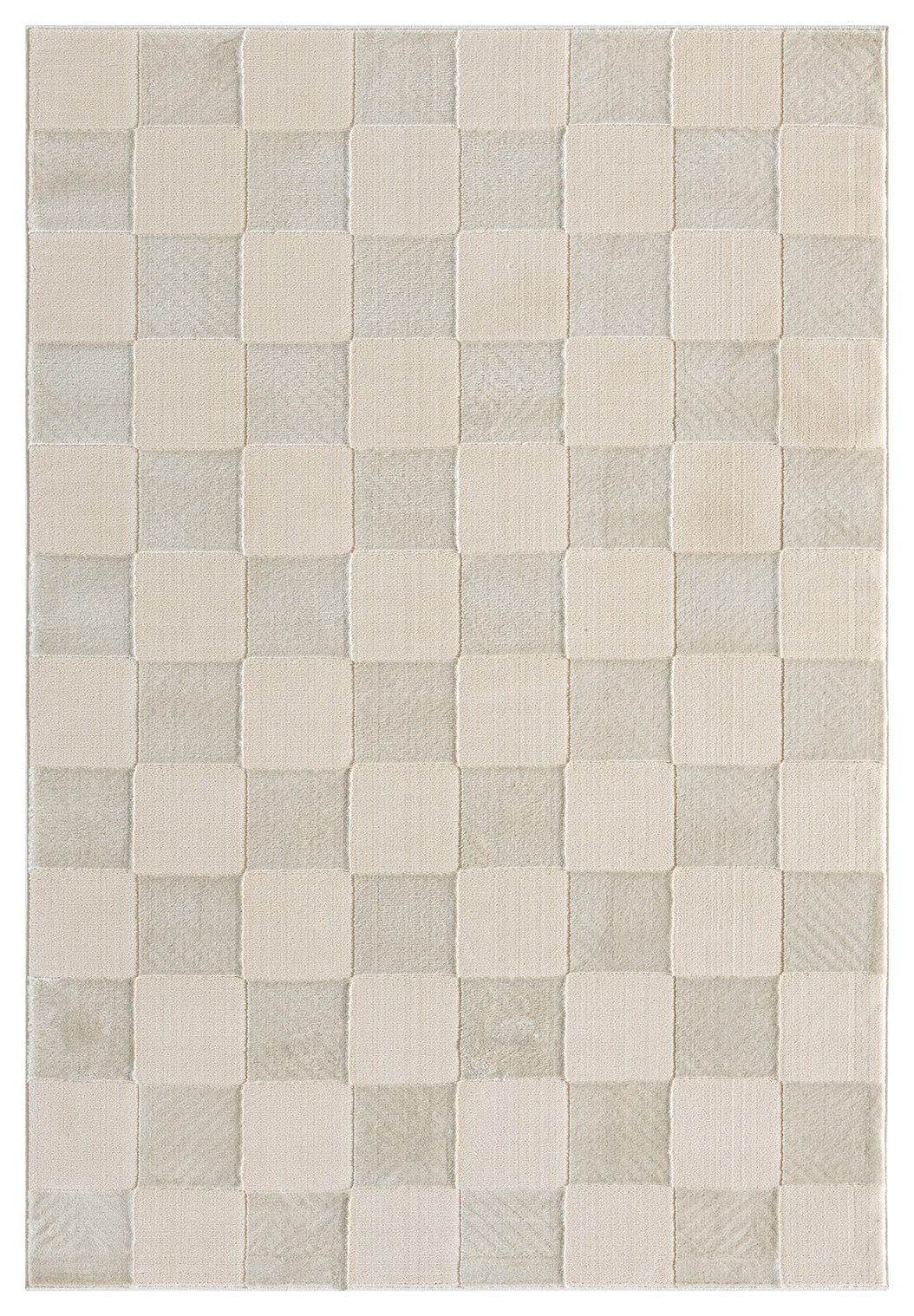 Vellure Textured Geometric Rug - Grid