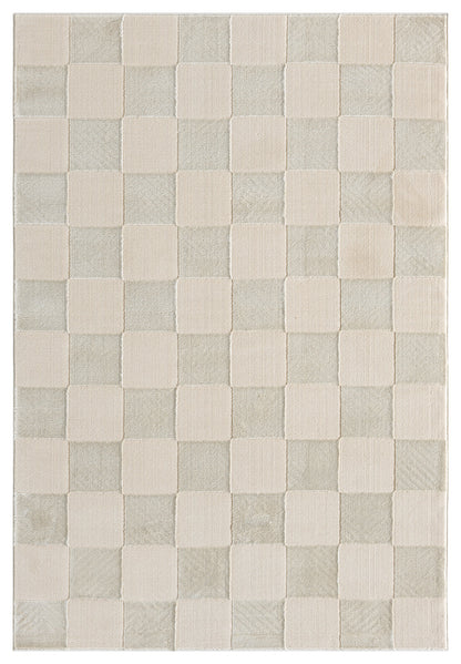 Vellure Textured Geometric Rug - Grid