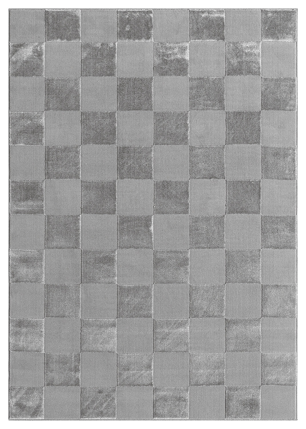 Vellure Textured Geometric Rug - Grid