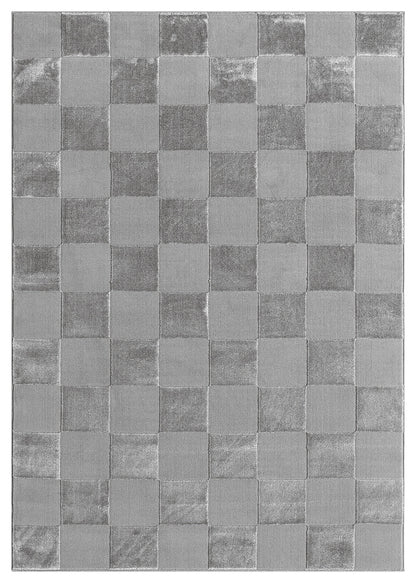 Vellure Textured Geometric Rug - Grid