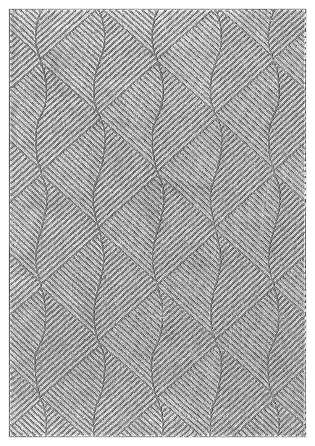 Vellure Textured Geometric Rug - Pyramid
