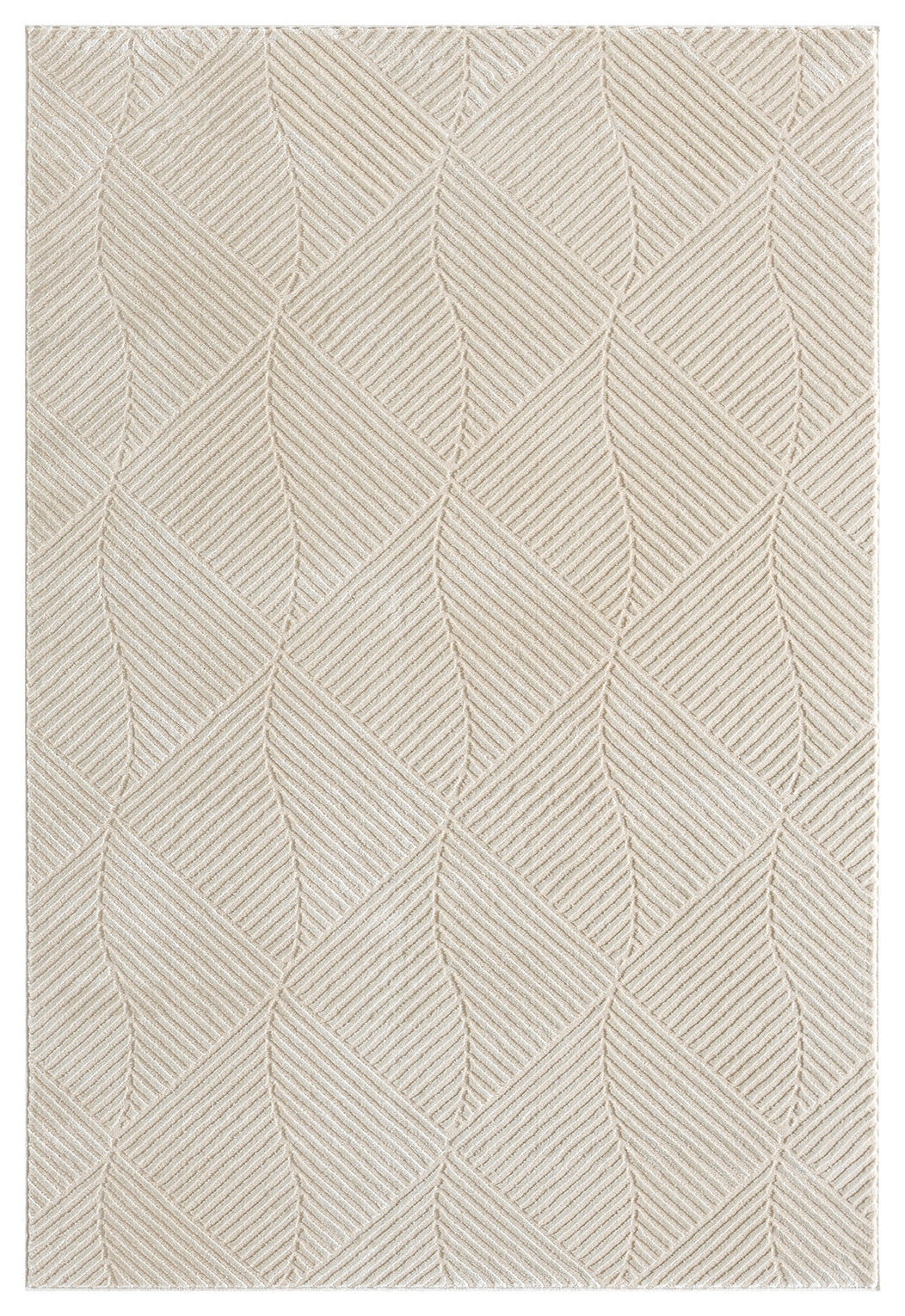 Vellure Textured Geometric Rug - Pyramid