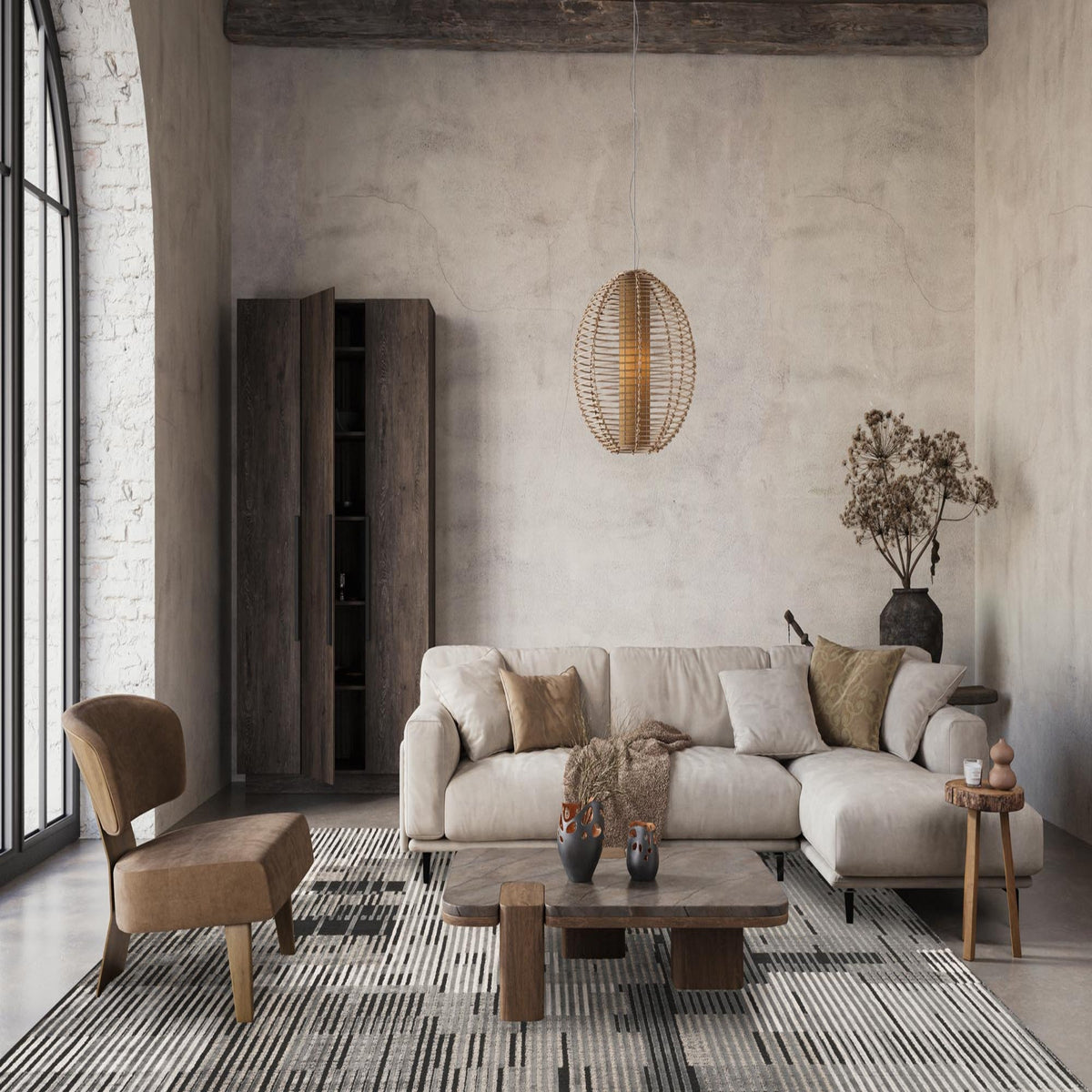 Mayfair Metallic Design Rug - Matrix