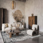 Belgravia Metallic Rug - Cobble