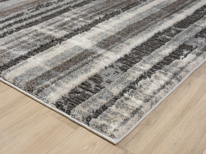 Eleanor Embossed Abstract Rug - Linear