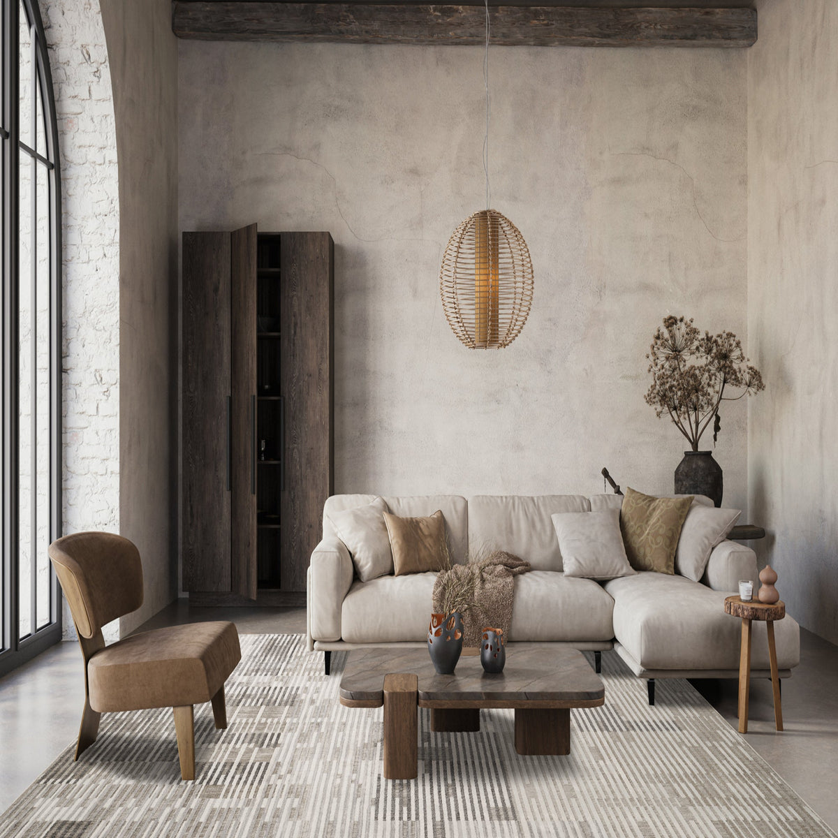 Mayfair Metallic Design Rug - Matrix