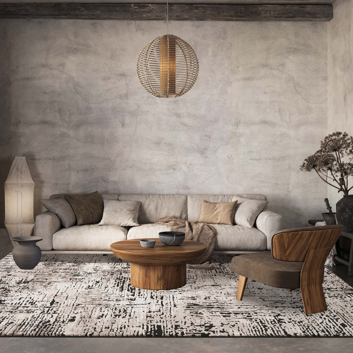 Belgravia Metallic Rug - Illusion