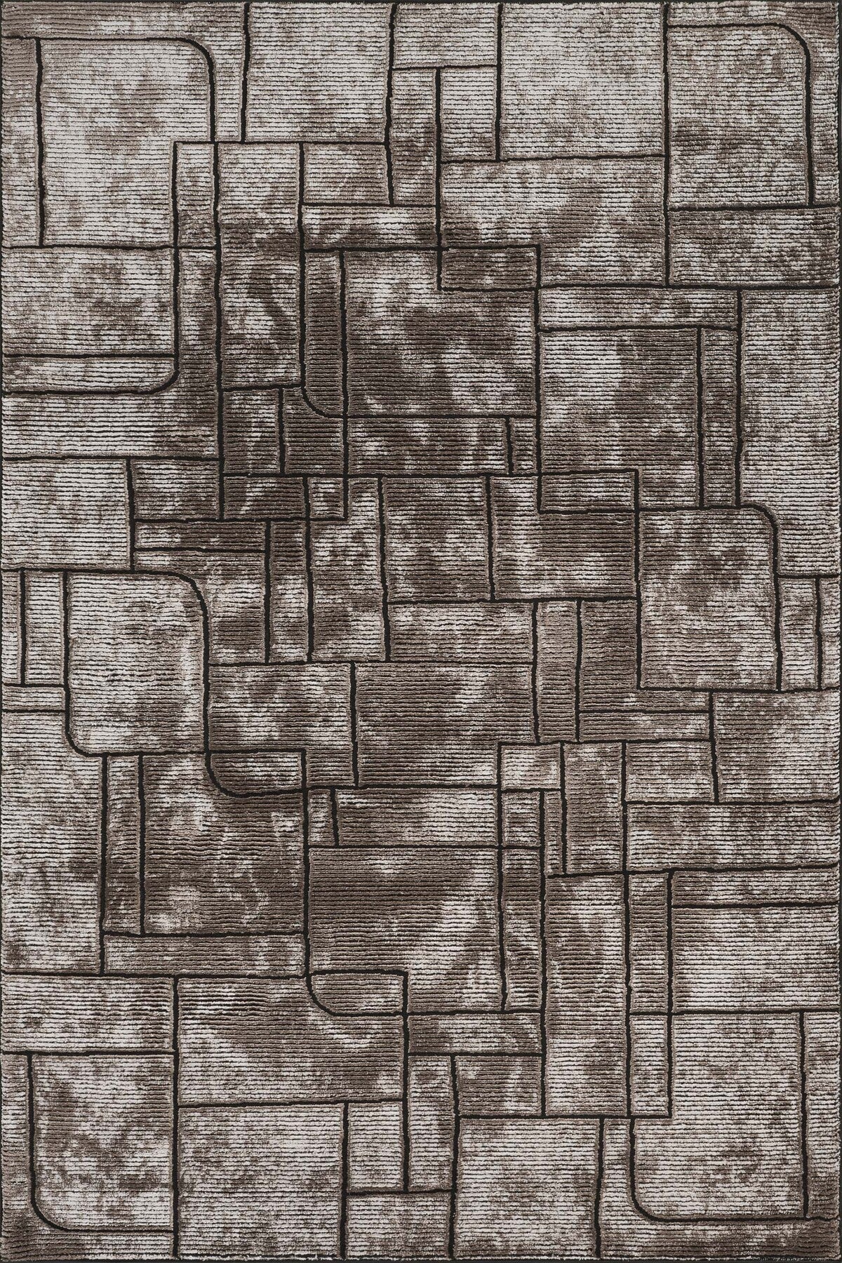 Belgravia Metallic Rug - Cobble