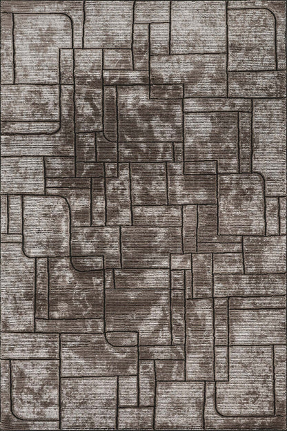 Belgravia Metallic Rug - Cobble