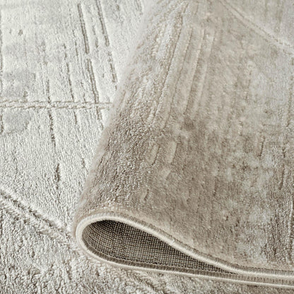 Novu Metallic Abstract Rug - Mirage