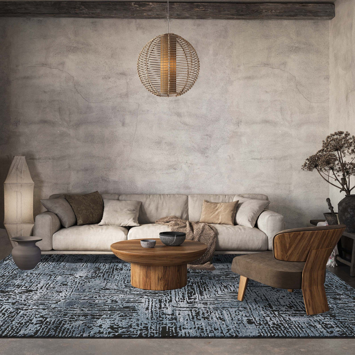 Belgravia Metallic Rug - Illusion