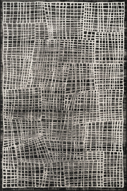 Mayfair Metallic Design Rug - Mesh