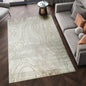 Novu Metallic Abstract Rug - Stream